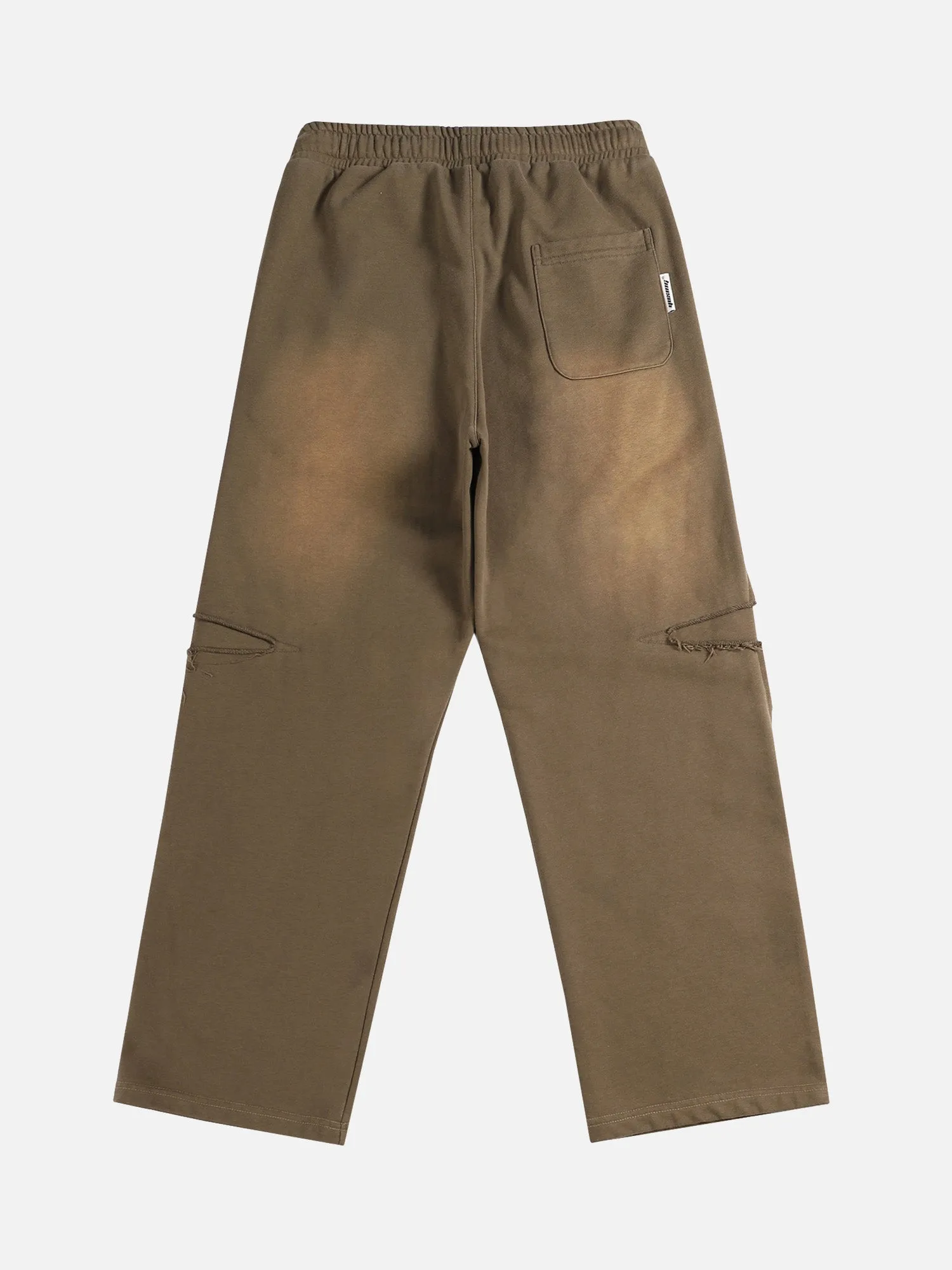 1984 American Street Fashion Spray Paint Washed Casual Sweatpants