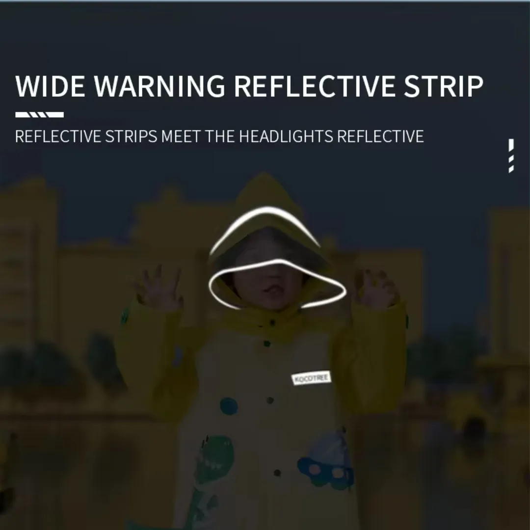 3D Kids Rain Coat