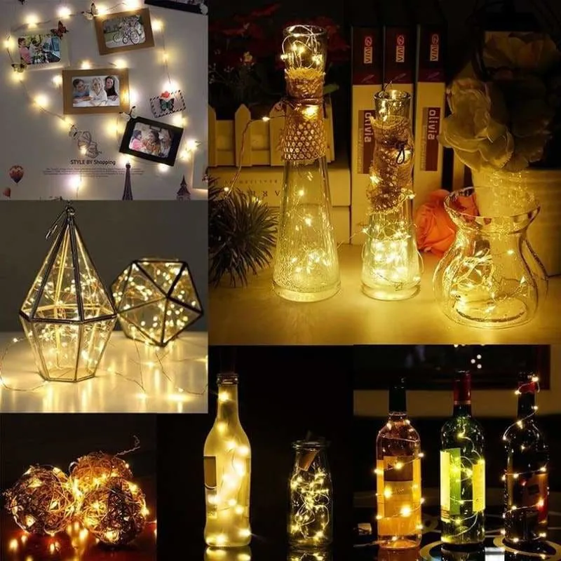 Amazing LED Bottle Cork wire lights