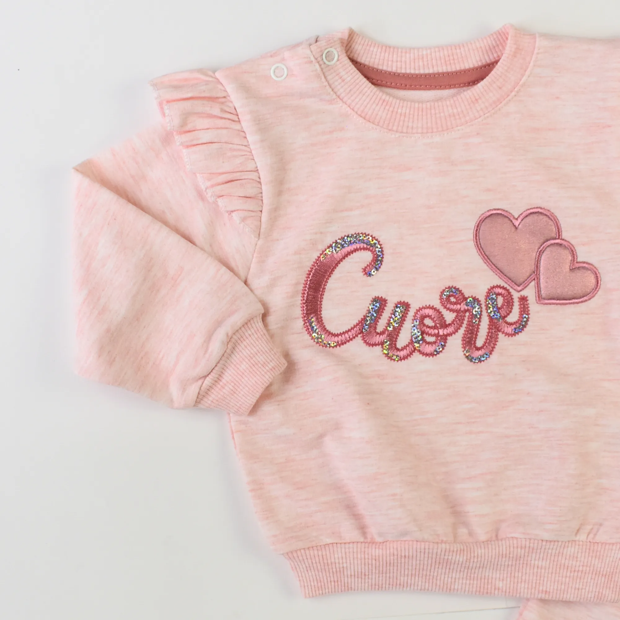 Amore Baby Girls Cotton Set