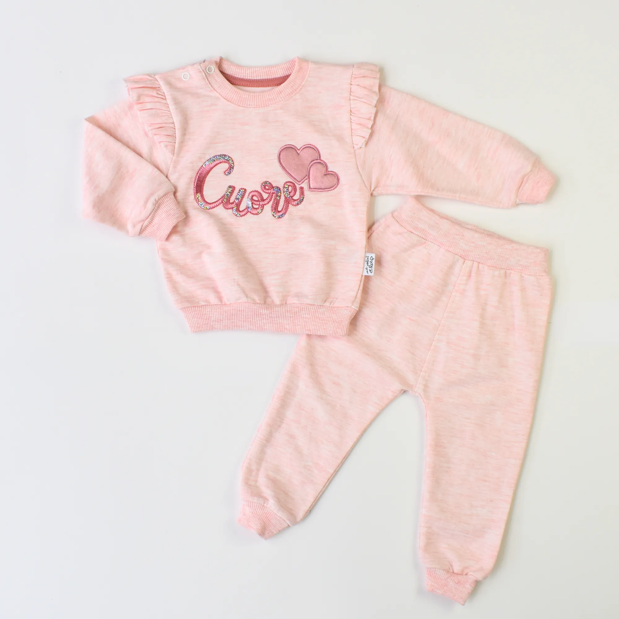 Amore Baby Girls Cotton Set