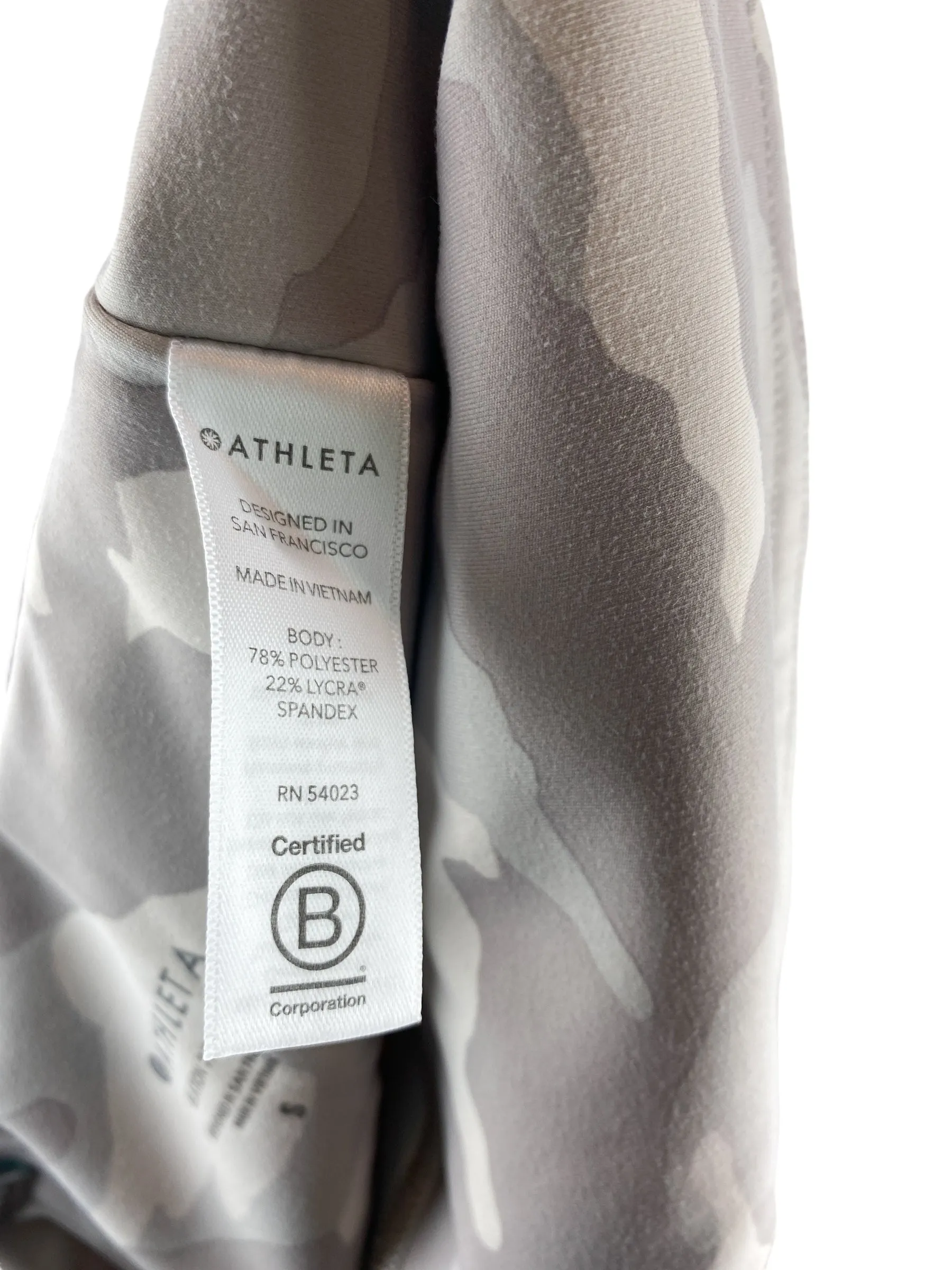 Athleta Women's Elation Camo 7/8 Active Tight Grey Multi Size S