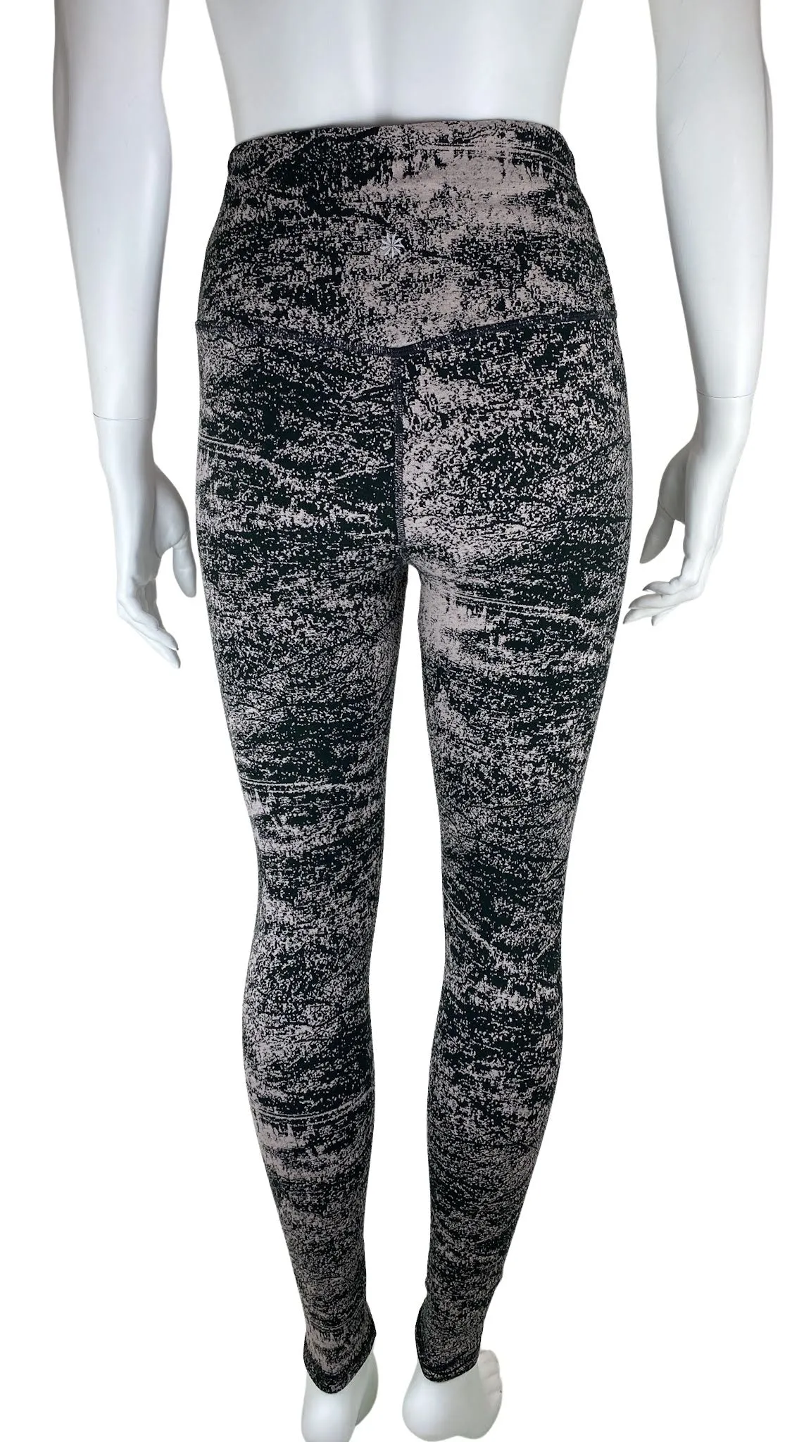 Athleta, Women's Printed Elation Glades 7/8 Legging, Black/Taupe, Size S