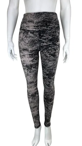 Athleta, Women's Printed Elation Glades 7/8 Legging, Black/Taupe, Size S