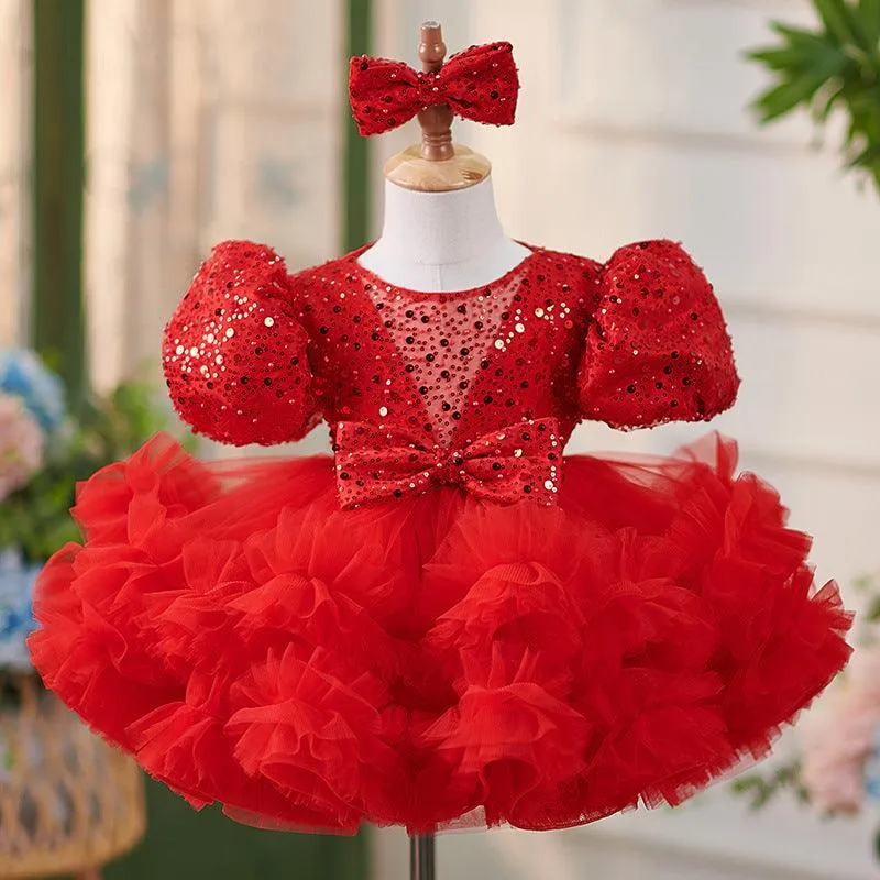 Baby birthday party Princess dress, custom color accepted.
