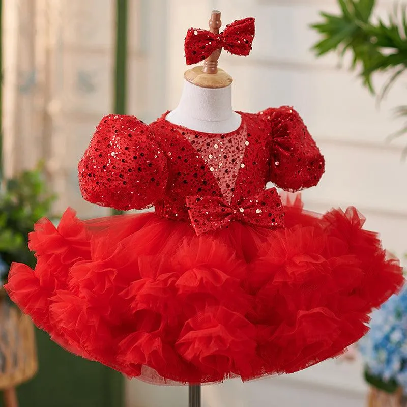 Baby birthday party Princess dress, custom color accepted.