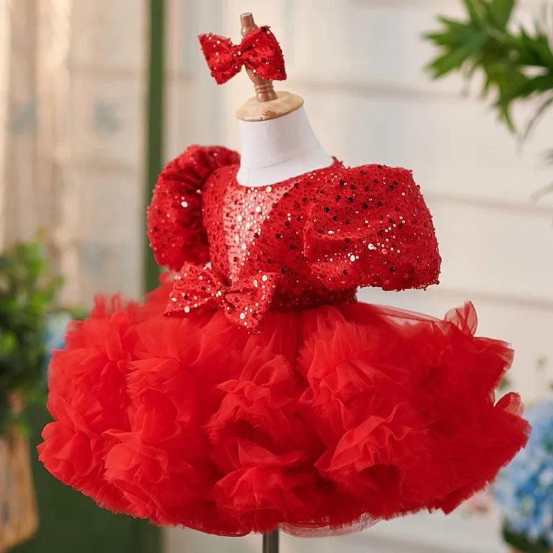 Baby birthday party Princess dress, custom color accepted.