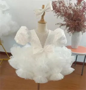 Baby birthday party Princess dress, custom color accepted.