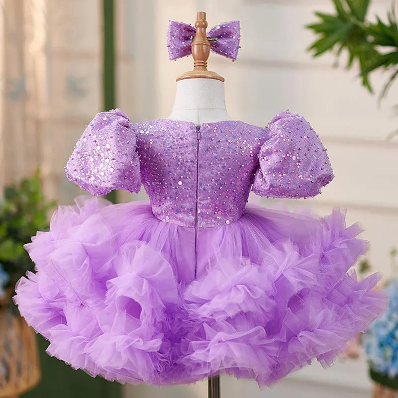 Baby birthday party Princess dress, custom color accepted.