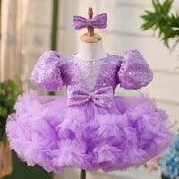 Baby birthday party Princess dress, custom color accepted.