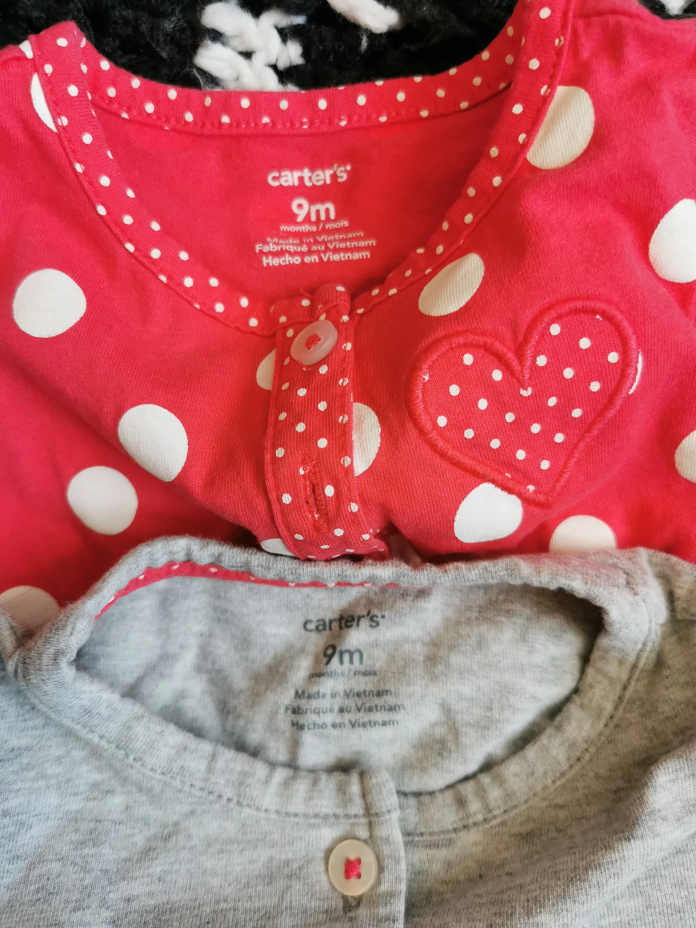 BABY GIRL SIZE 9 MONTHS - Carter's, 2 Piece Matching Summer Dress   Sweater EUC B18
