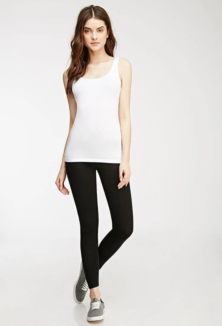Black Cotton Leggings