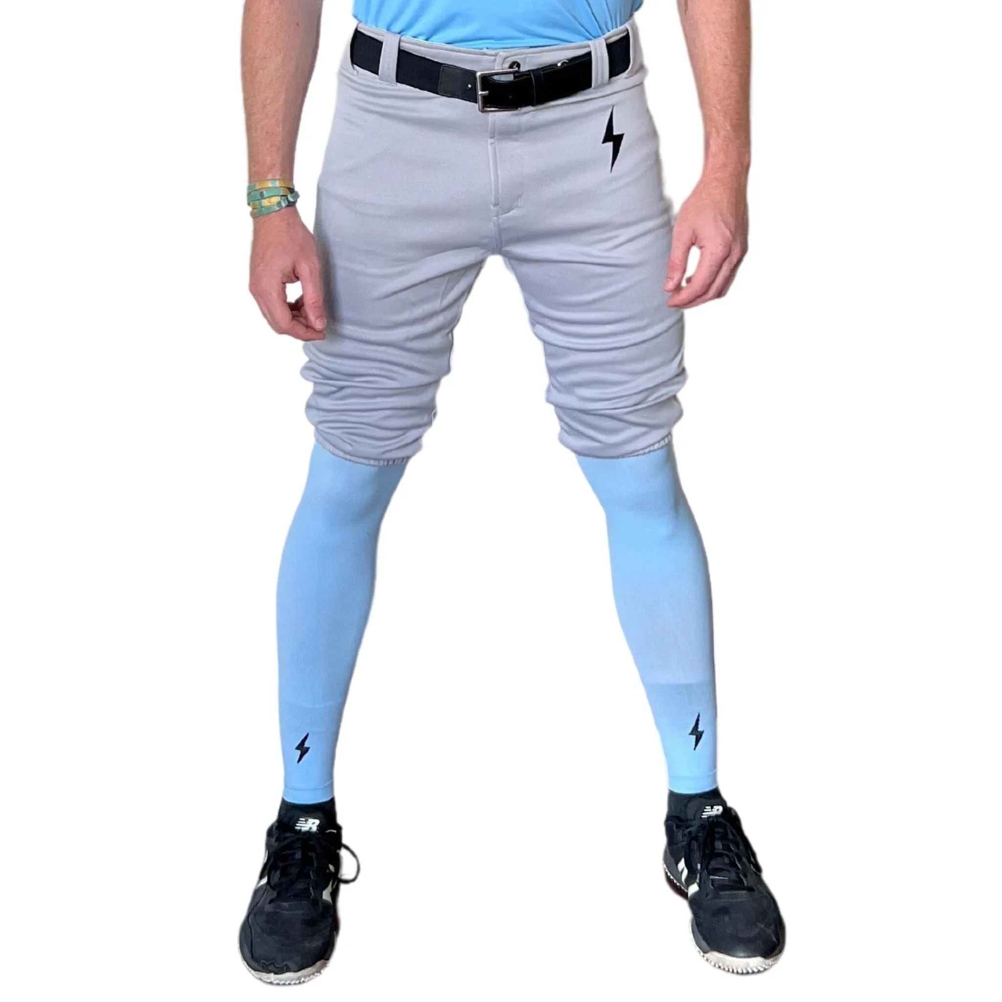 BRUCE BOLT Premium Pro Baseball Short - GREY
