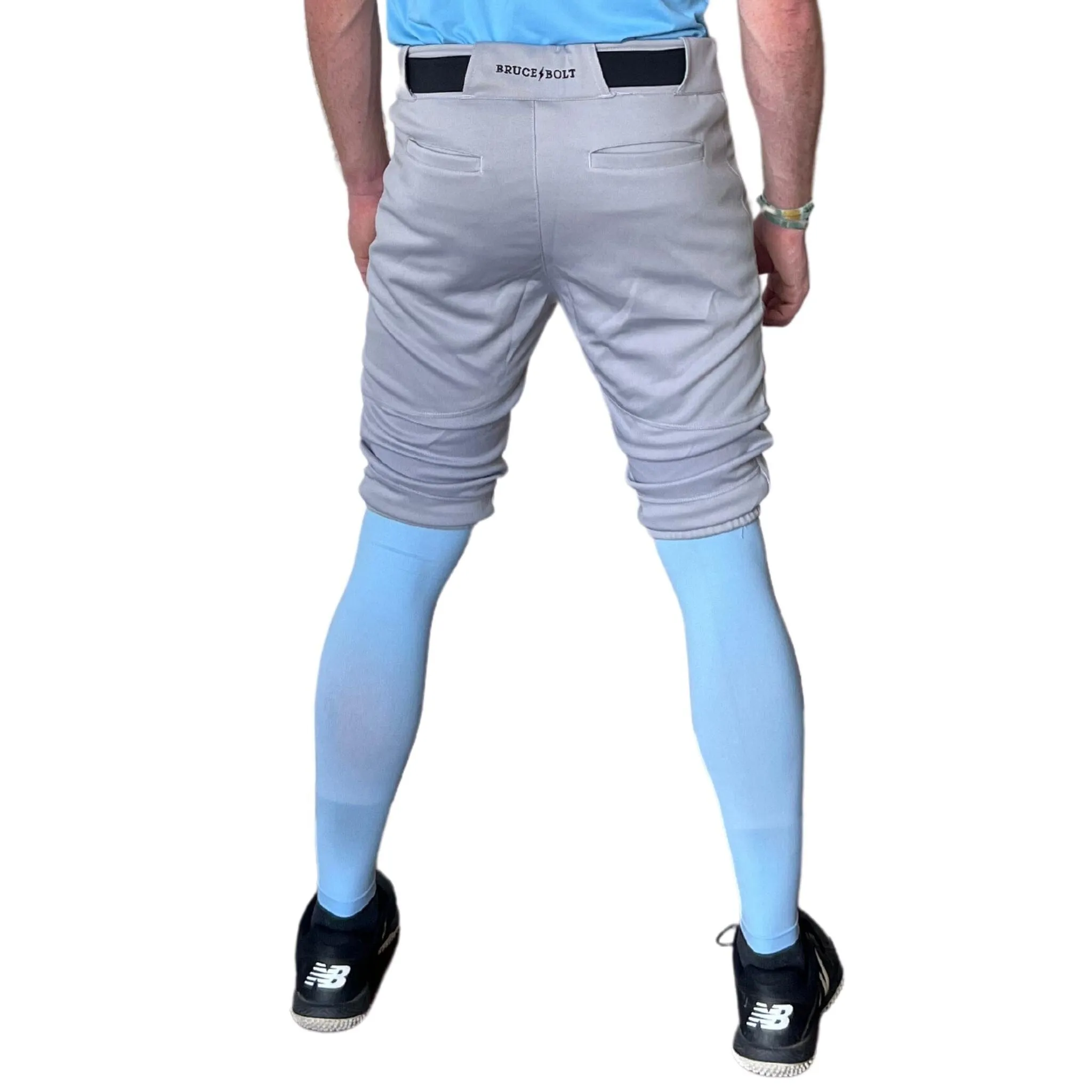 BRUCE BOLT Premium Pro Baseball Short - GREY