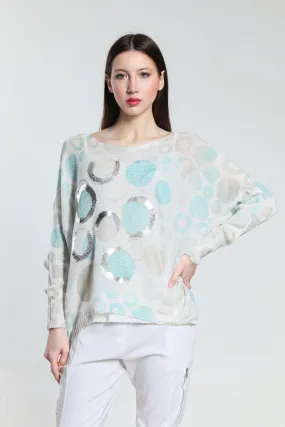 Bubbles Danielle Batwing Open Knit Sweater (BLS424B)