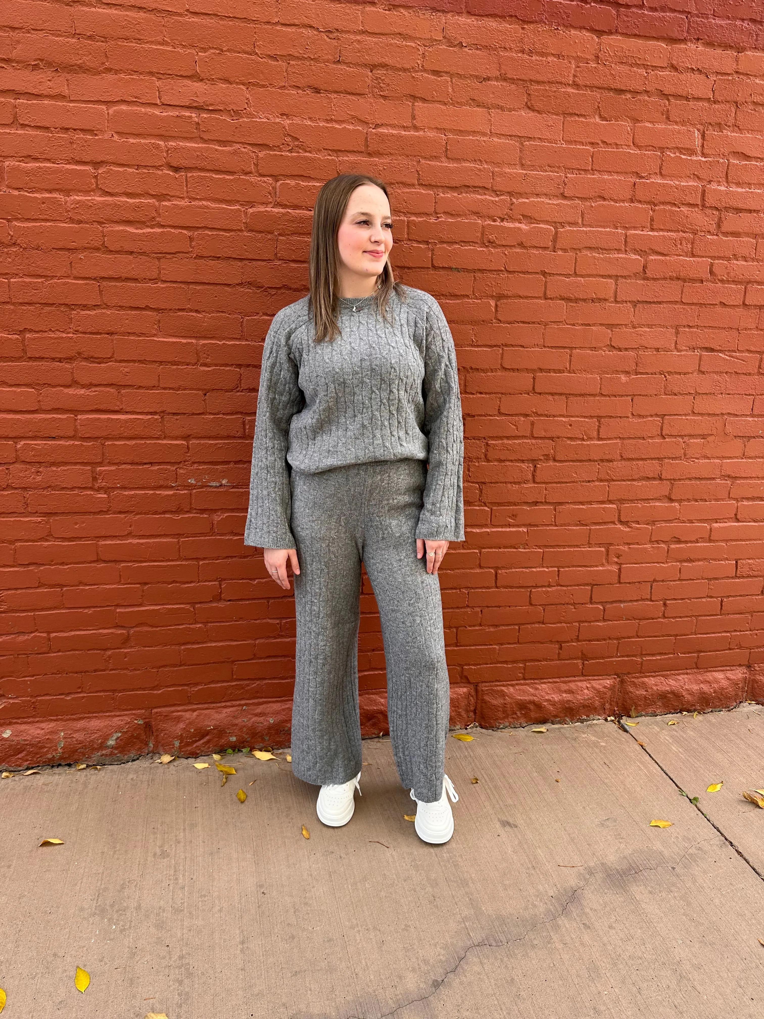 Cable Knit Pants