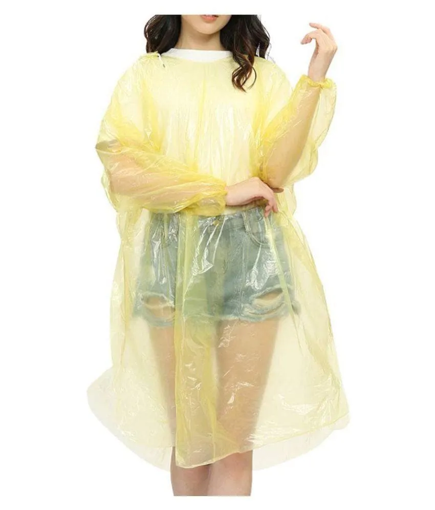 Card Sized Pocket Unisex Raincoat (Pack of 3 / 6 / 12)