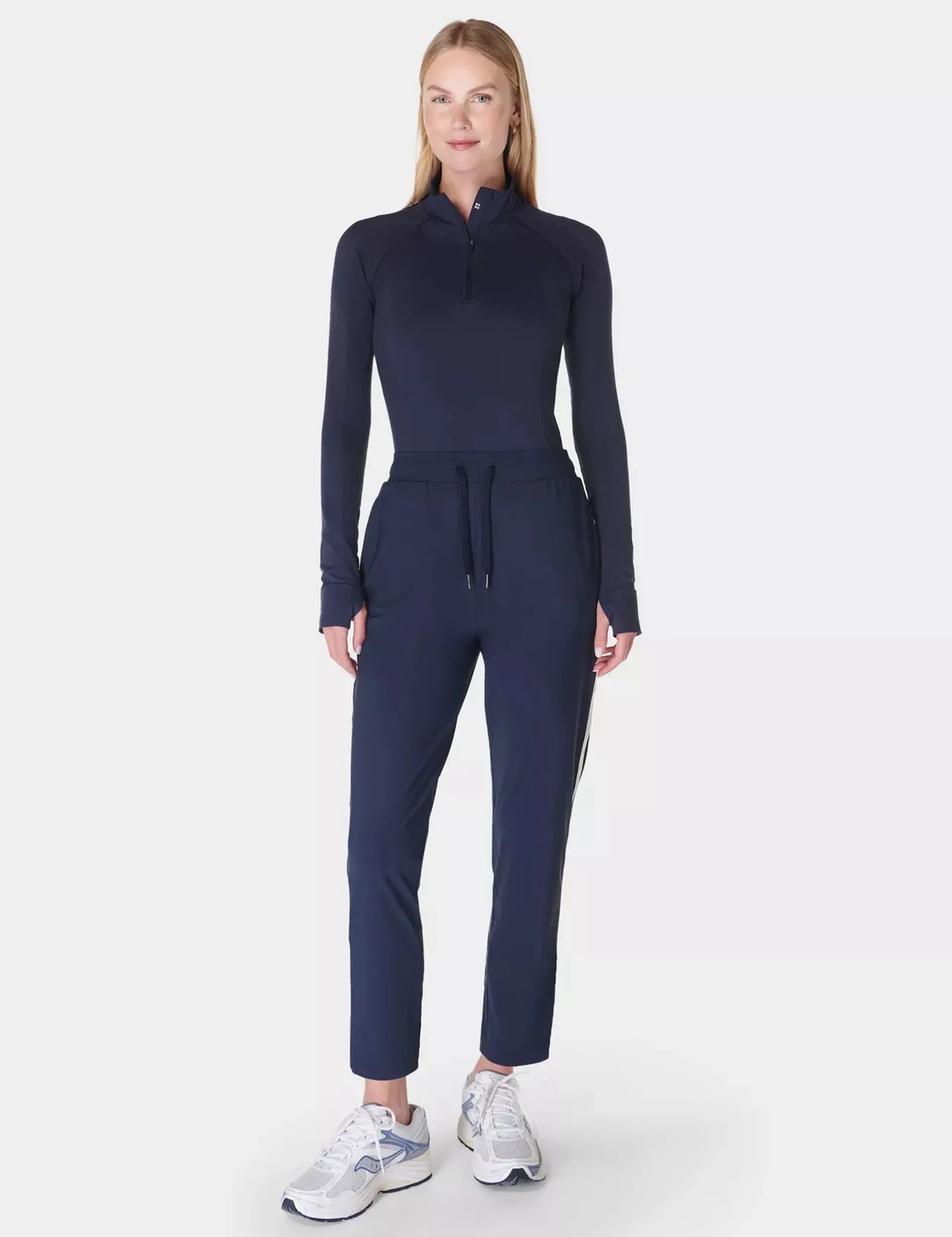 Explorer Side Stripe Trouser - Navy Blue