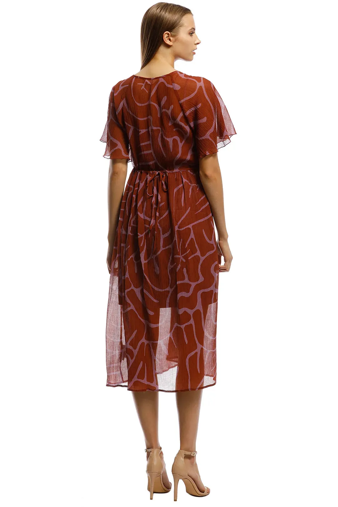 GORMAN - Monstera silk blend midi dress! 12