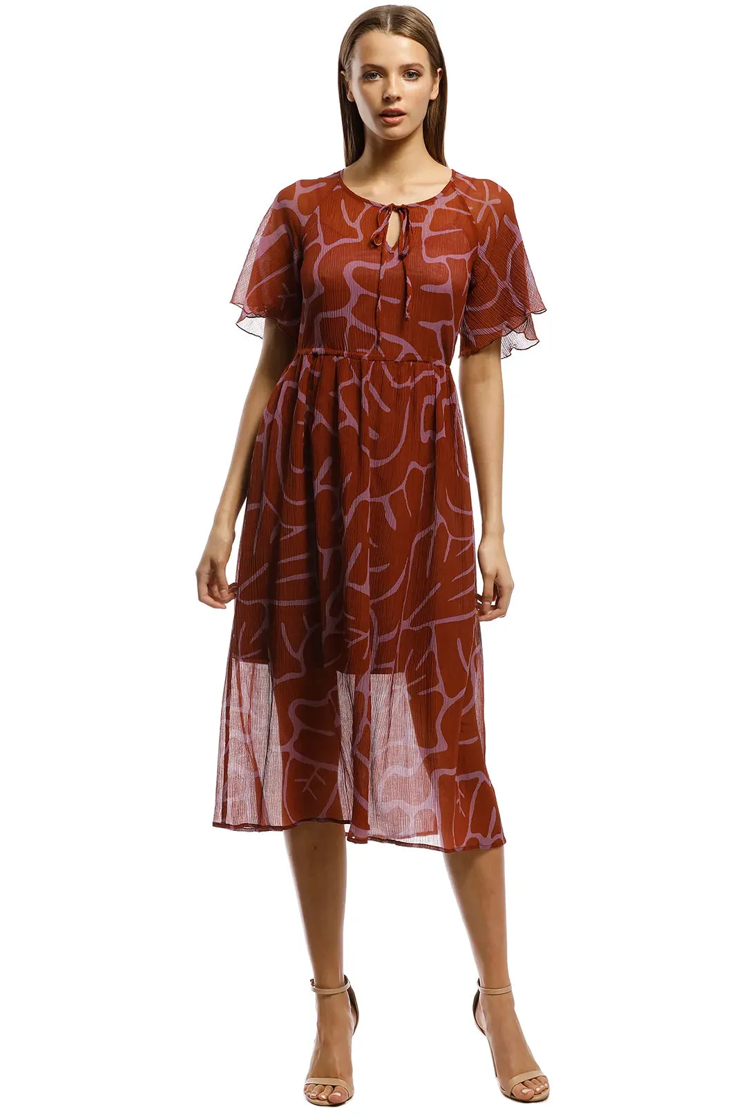 GORMAN - Monstera silk blend midi dress! 12