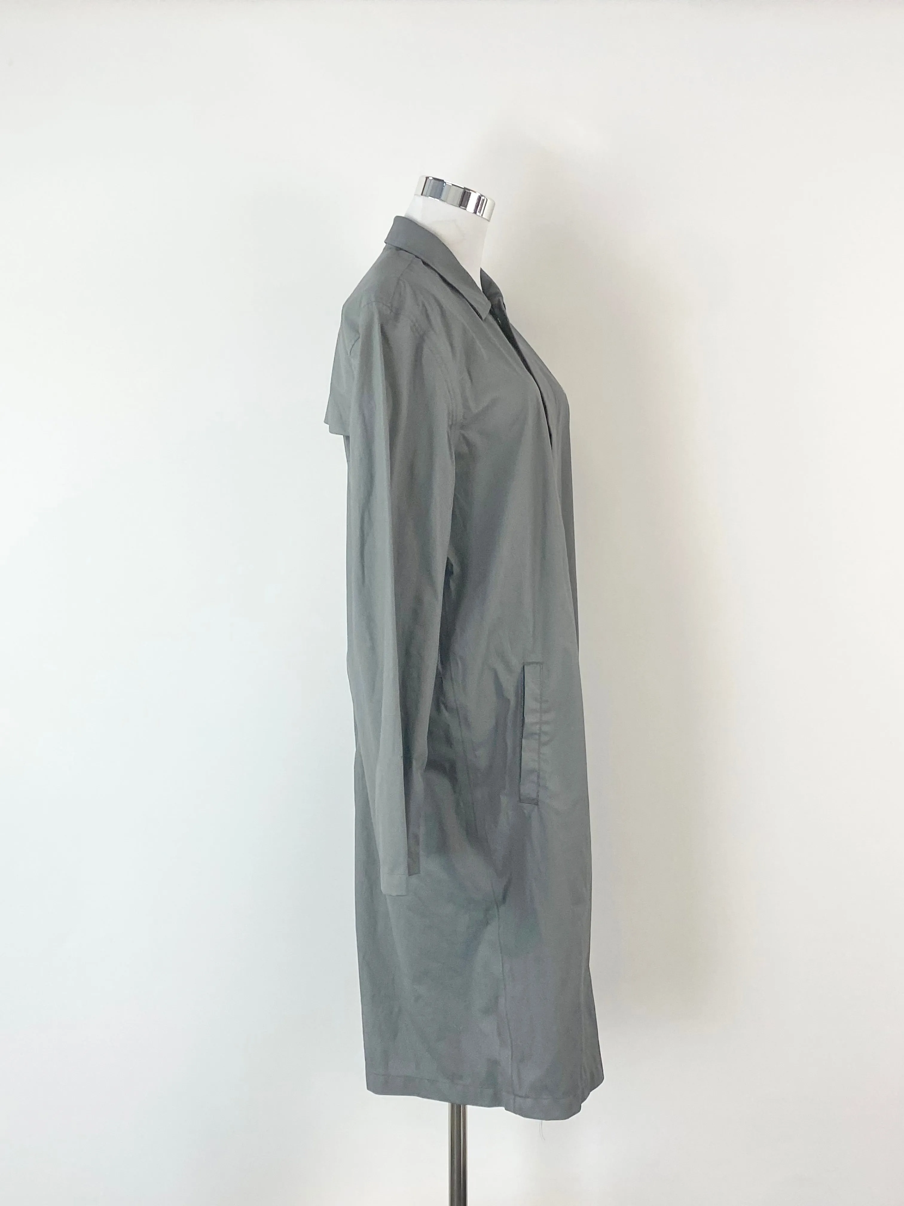 Han Kjøbenhavn Slate Grey Raincoat - S/M