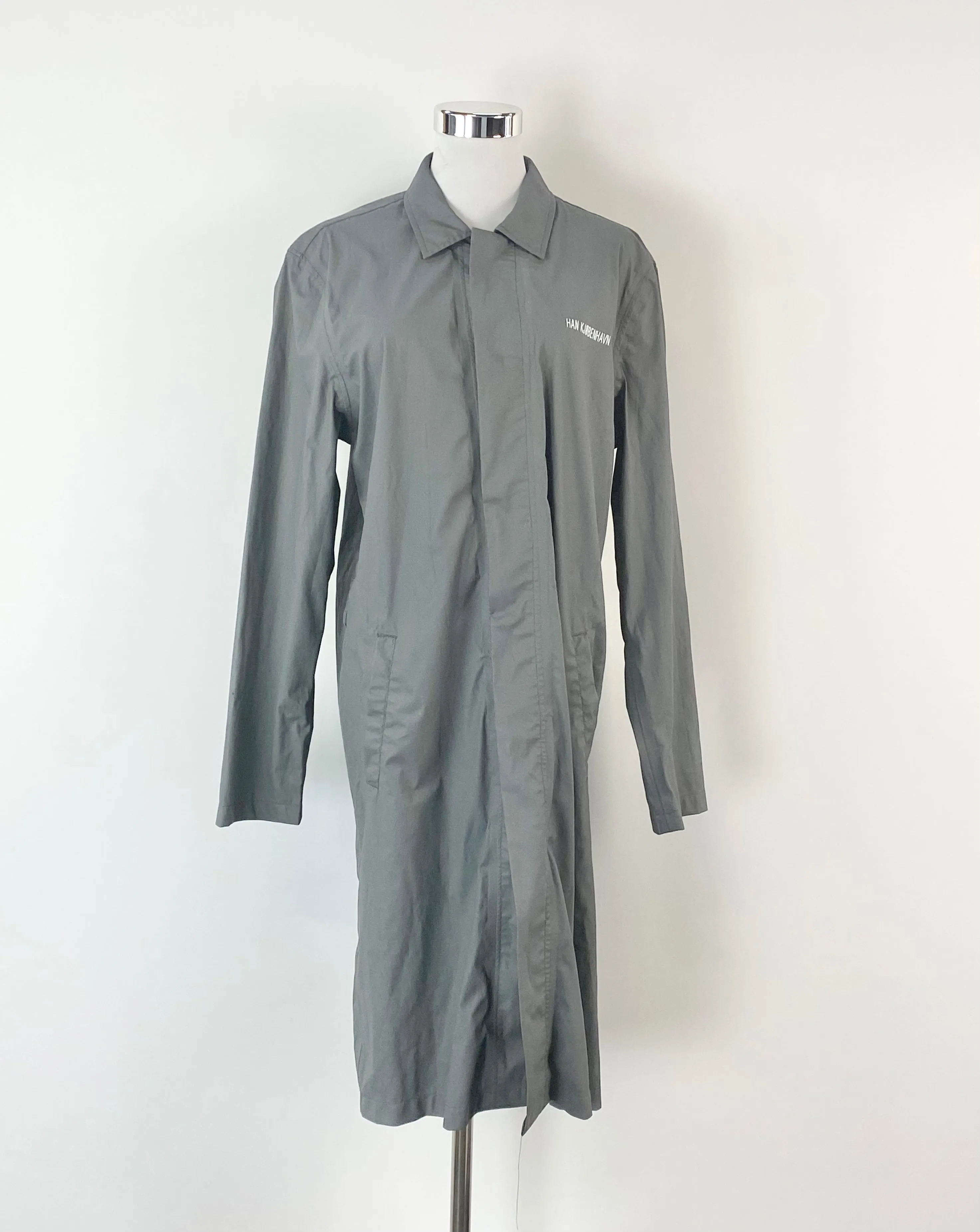 Han Kjøbenhavn Slate Grey Raincoat - S/M