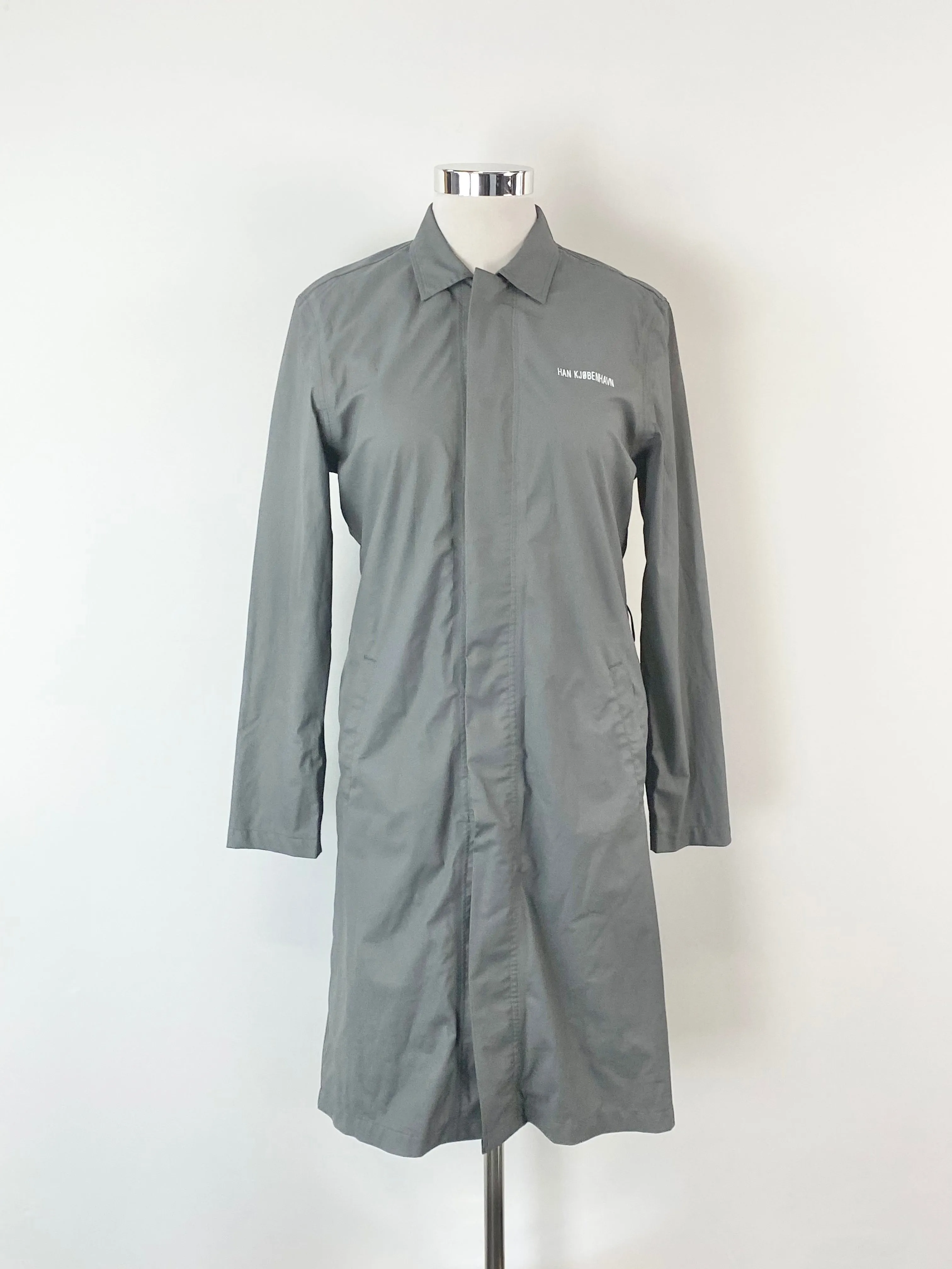 Han Kjøbenhavn Slate Grey Raincoat - S/M
