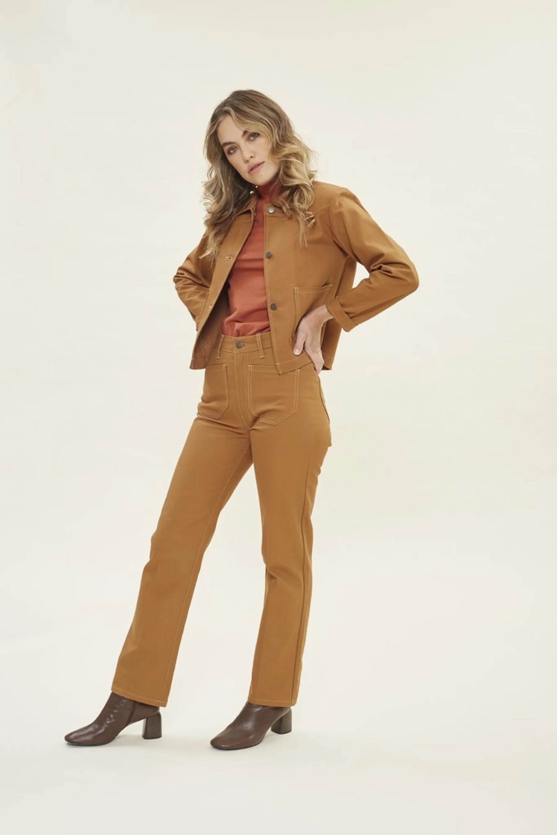 Honey Shrunken Ranch Jacket