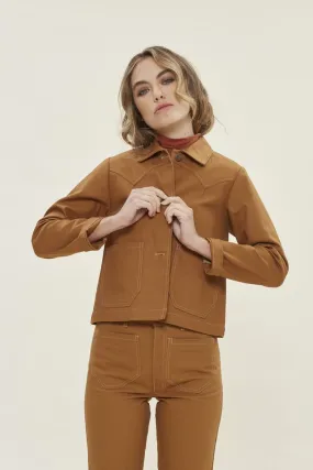 Honey Shrunken Ranch Jacket