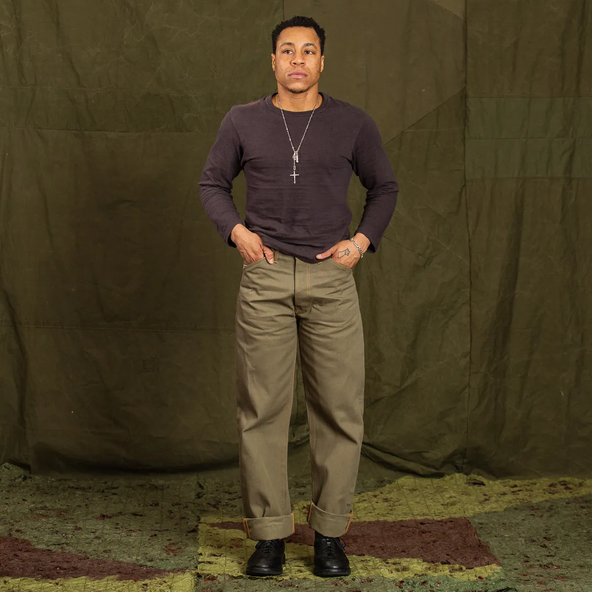 Jack Pant - Rinsed Yarn-Dyed Heavy Oxford