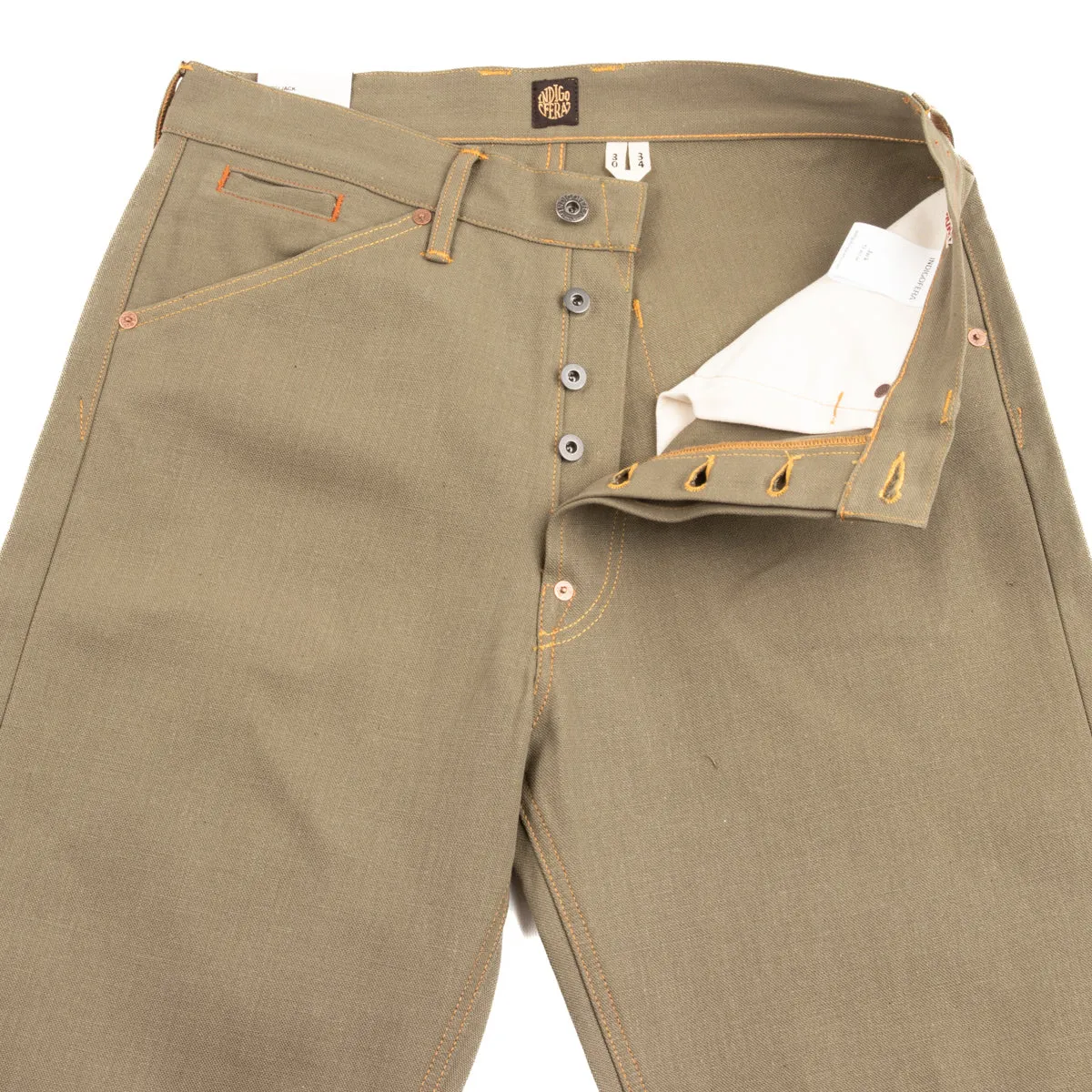 Jack Pant - Rinsed Yarn-Dyed Heavy Oxford