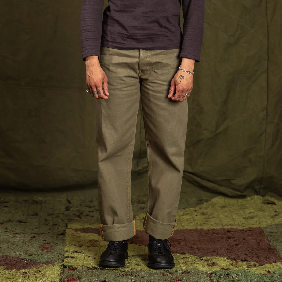 Jack Pant - Rinsed Yarn-Dyed Heavy Oxford