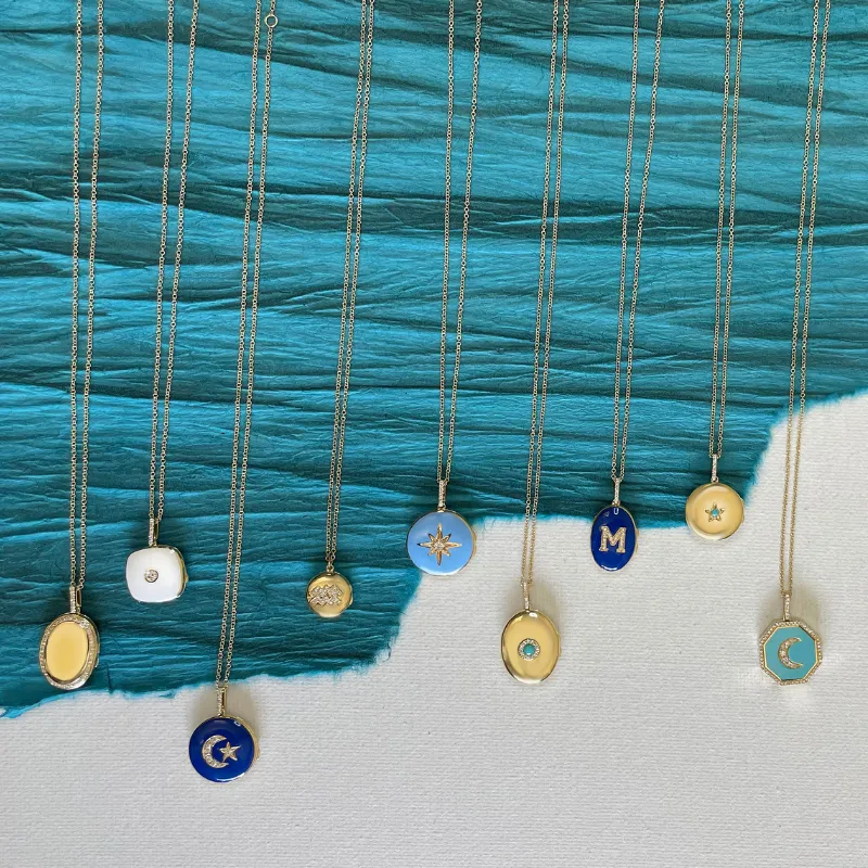 Letterman Locket Necklace