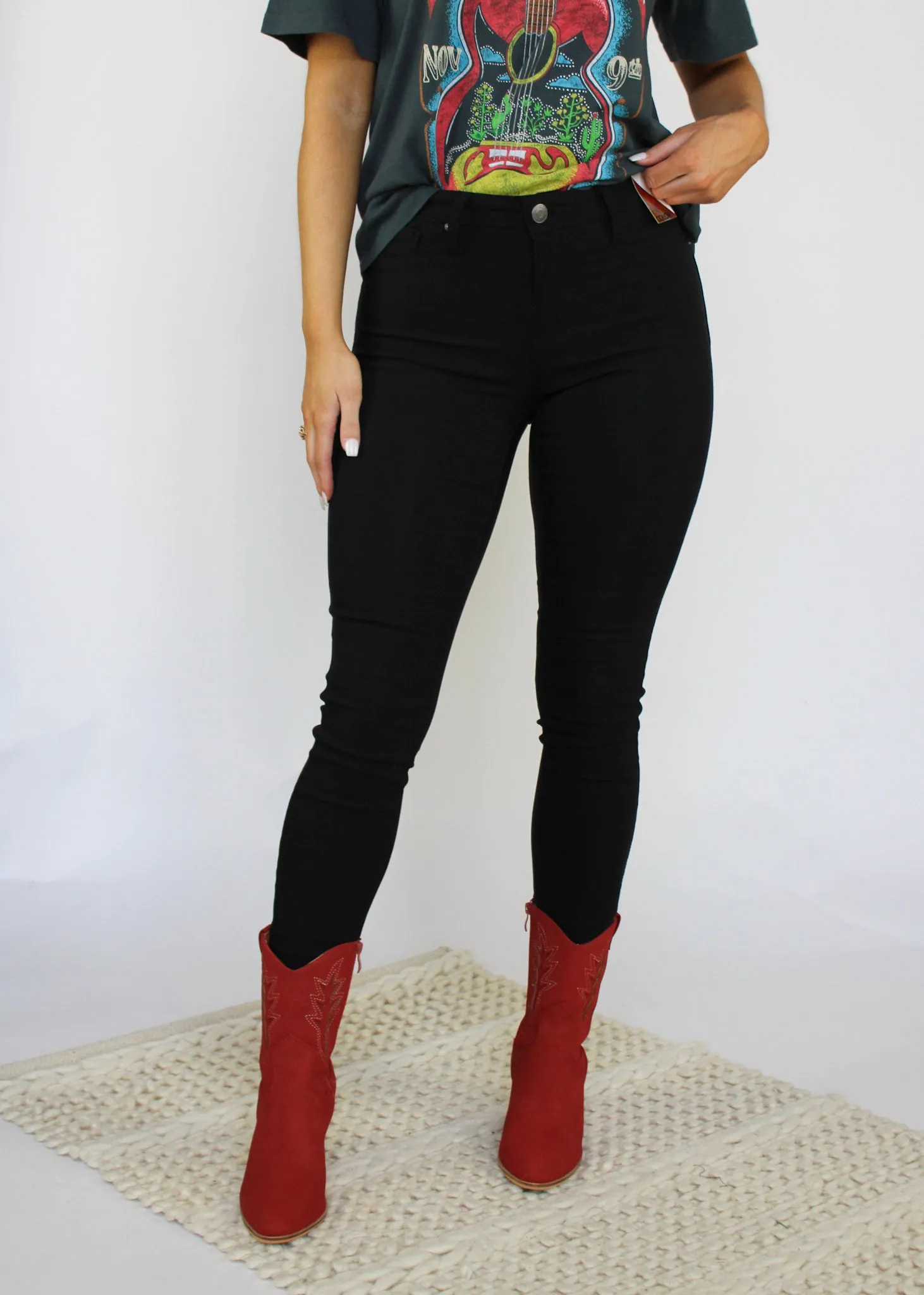 Living the Dream Hyperstretch Denim - Black
