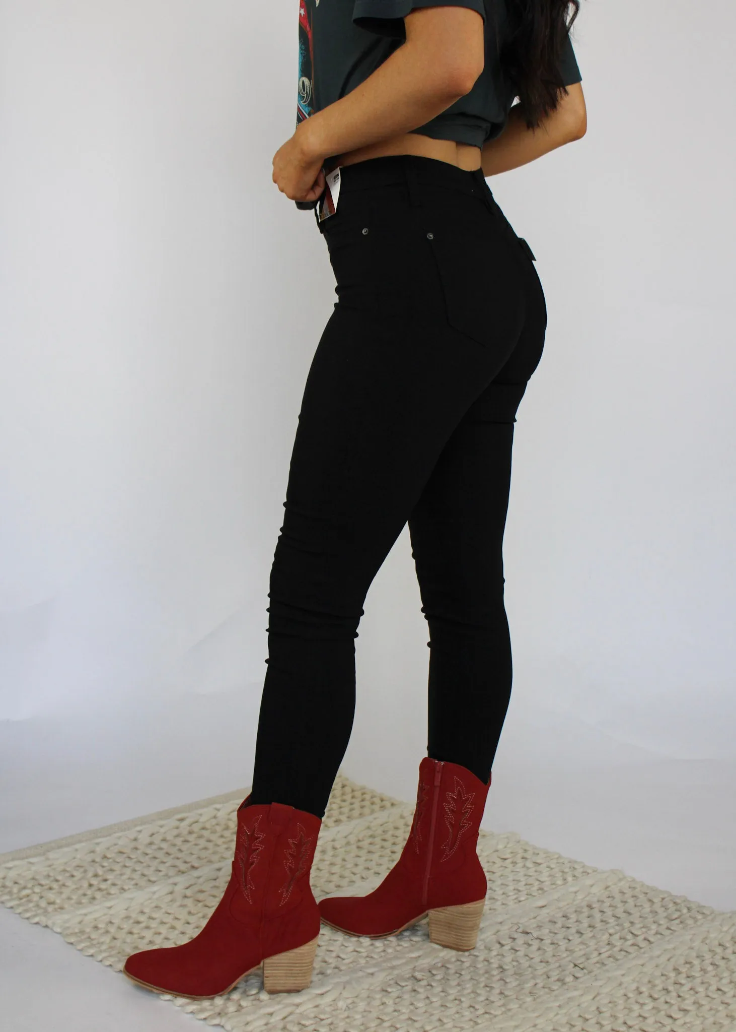 Living the Dream Hyperstretch Denim - Black