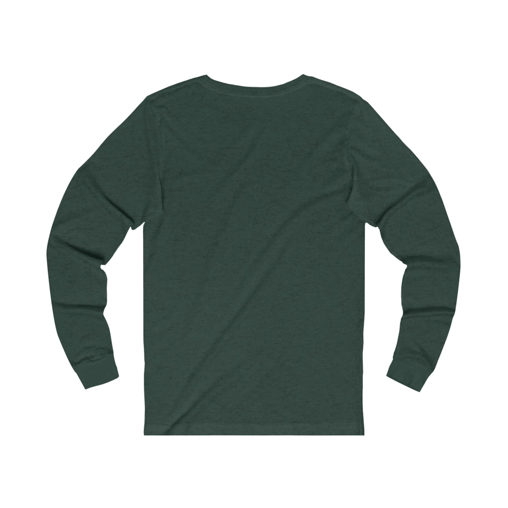 Long Sleeve T-shirt with Row of Vintage Pumpkins - Simple Design - Multiple Color Options