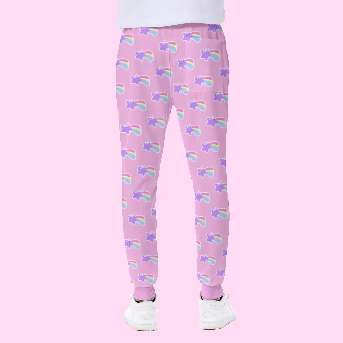 Magical Shooting Star Men's Sweatpants - Pink