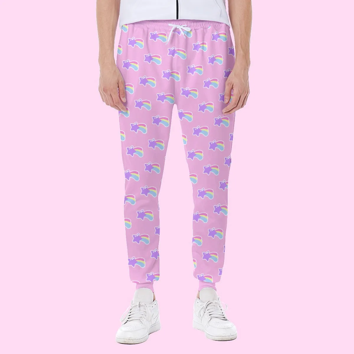 Magical Shooting Star Men's Sweatpants - Pink