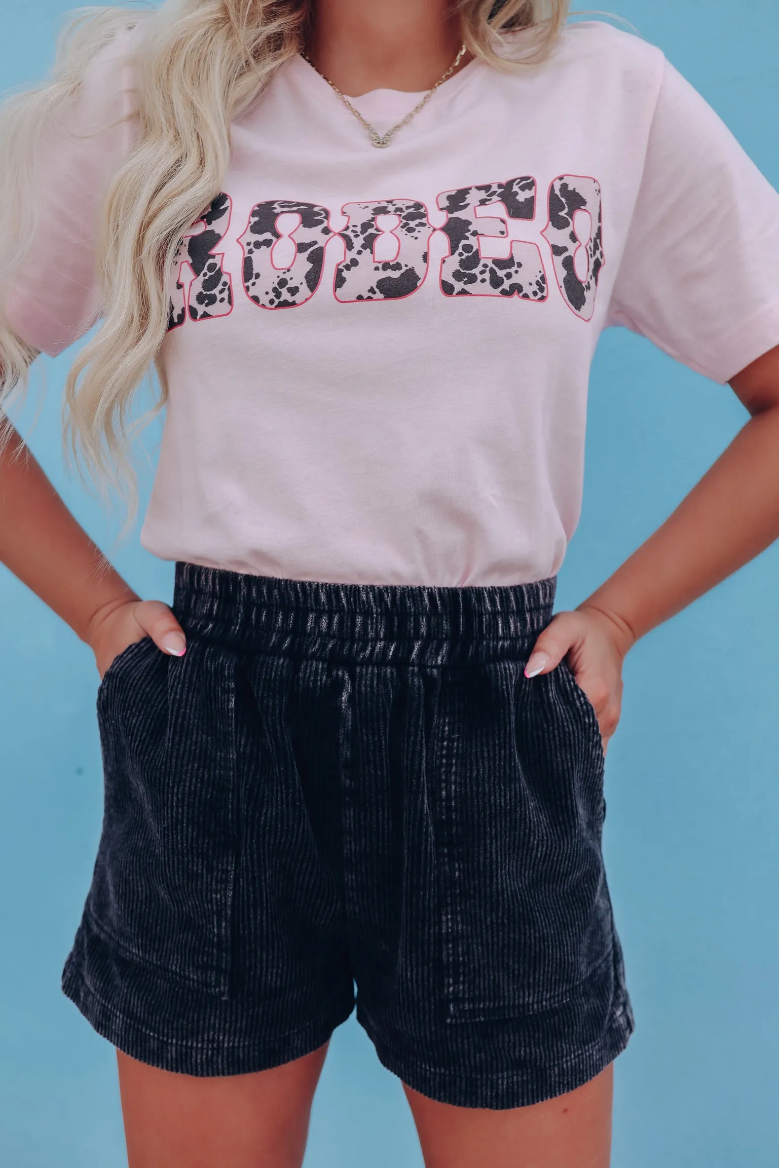 Marlow Corduroy Shorts - Black