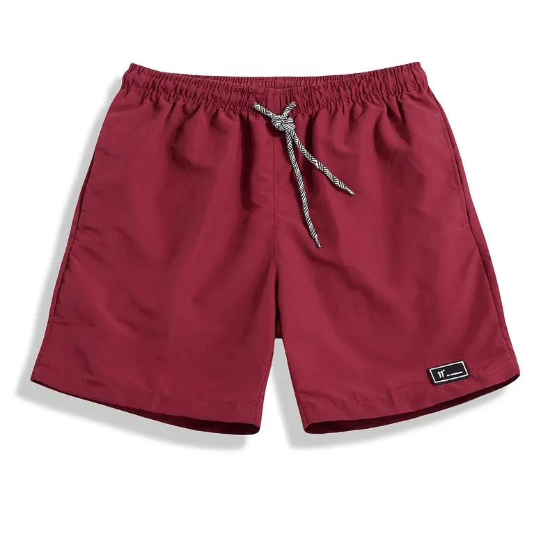 Men Casual Breathable work Pants Pockets Beach Solid Color Sport Shorts Men's Short Jogger Shorts Pant with Pocket Breathable