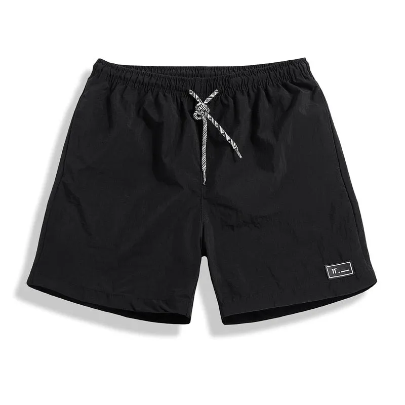 Men Casual Breathable work Pants Pockets Beach Solid Color Sport Shorts Men's Short Jogger Shorts Pant with Pocket Breathable