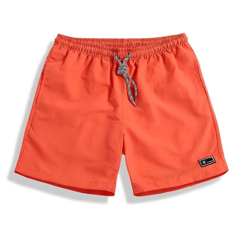 Men Casual Breathable work Pants Pockets Beach Solid Color Sport Shorts Men's Short Jogger Shorts Pant with Pocket Breathable