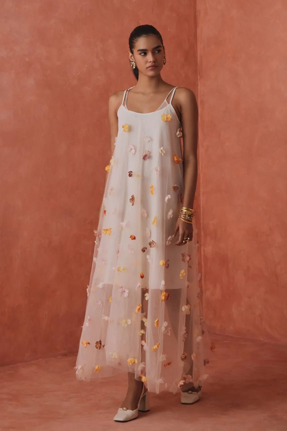 Minsk Sheer Midi Dress
