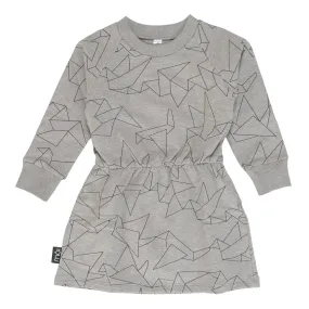 Moi Origami Grey Sweater Dress