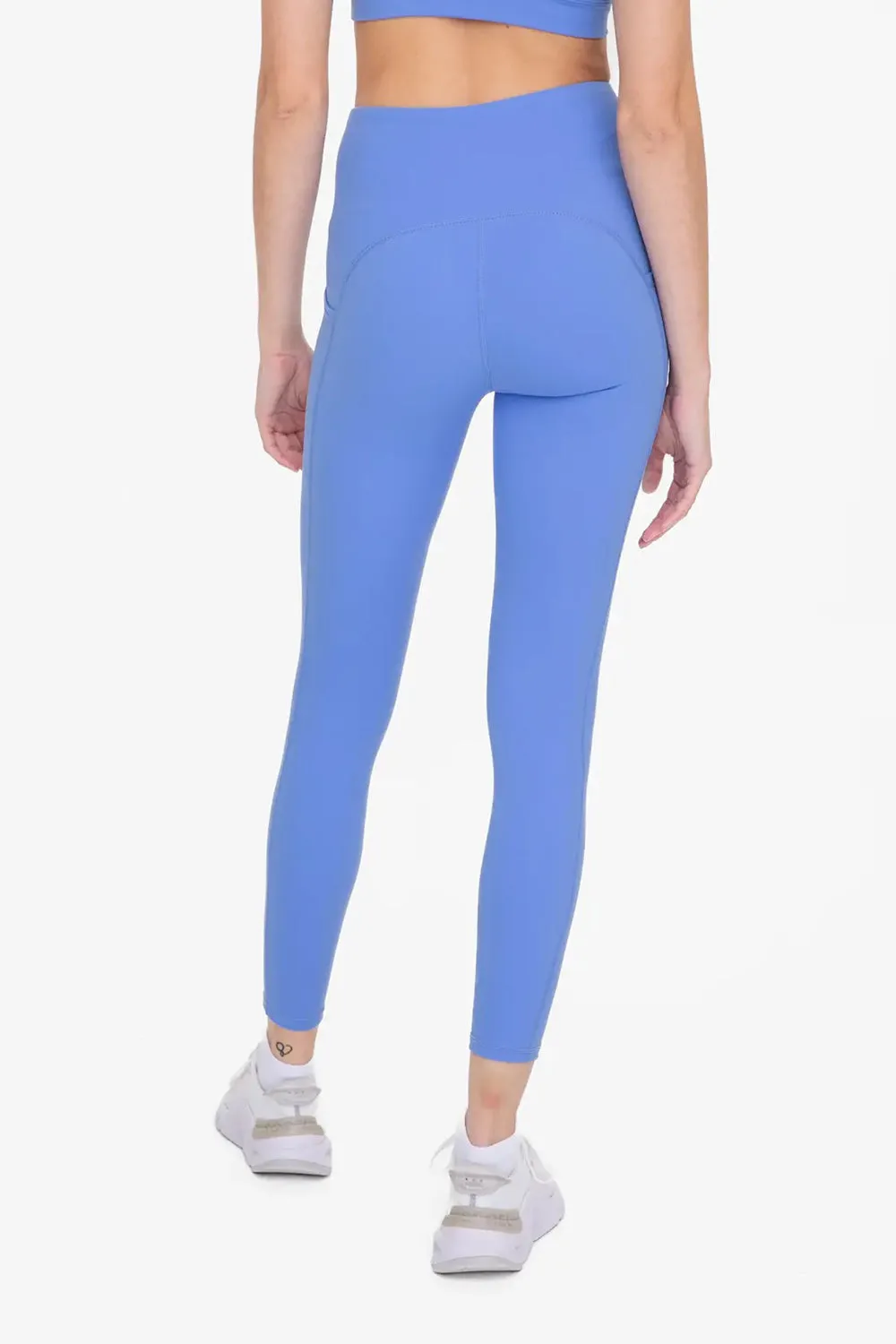 Mono B No Front Seam Lycra-Blend Swoop Leggings