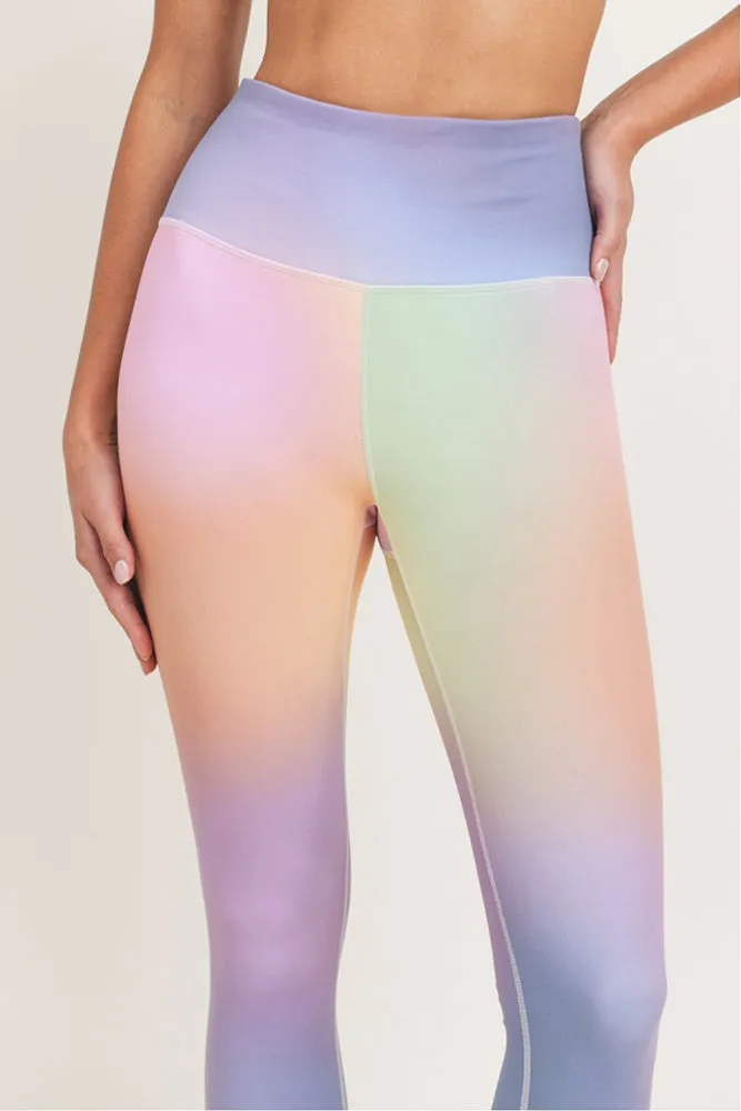 Mono B Rainbow Pastel Highwaist Leggings