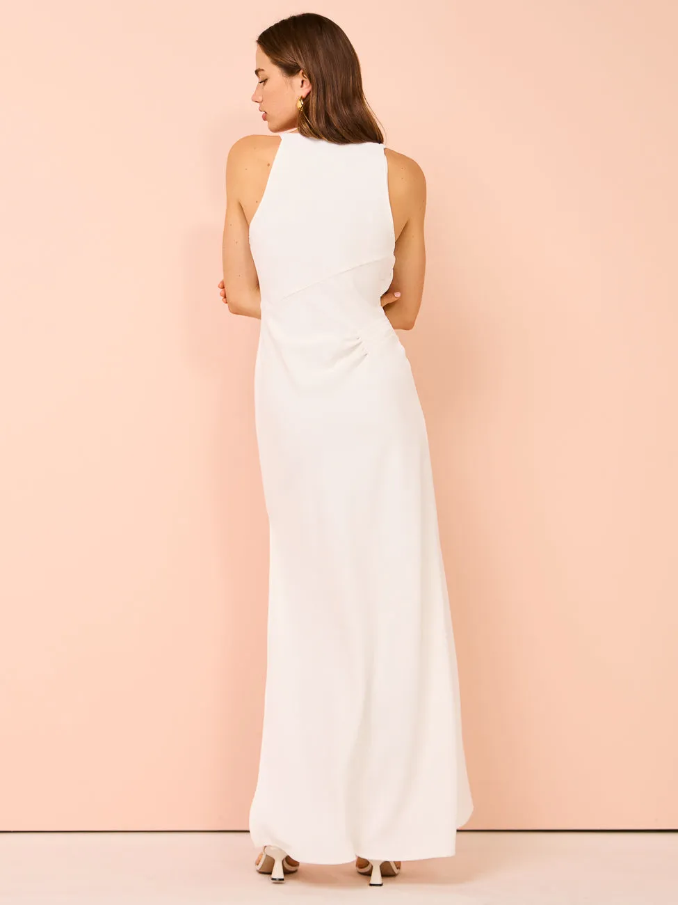 One Fell Swoop Alina Dress in Ivory Crepe