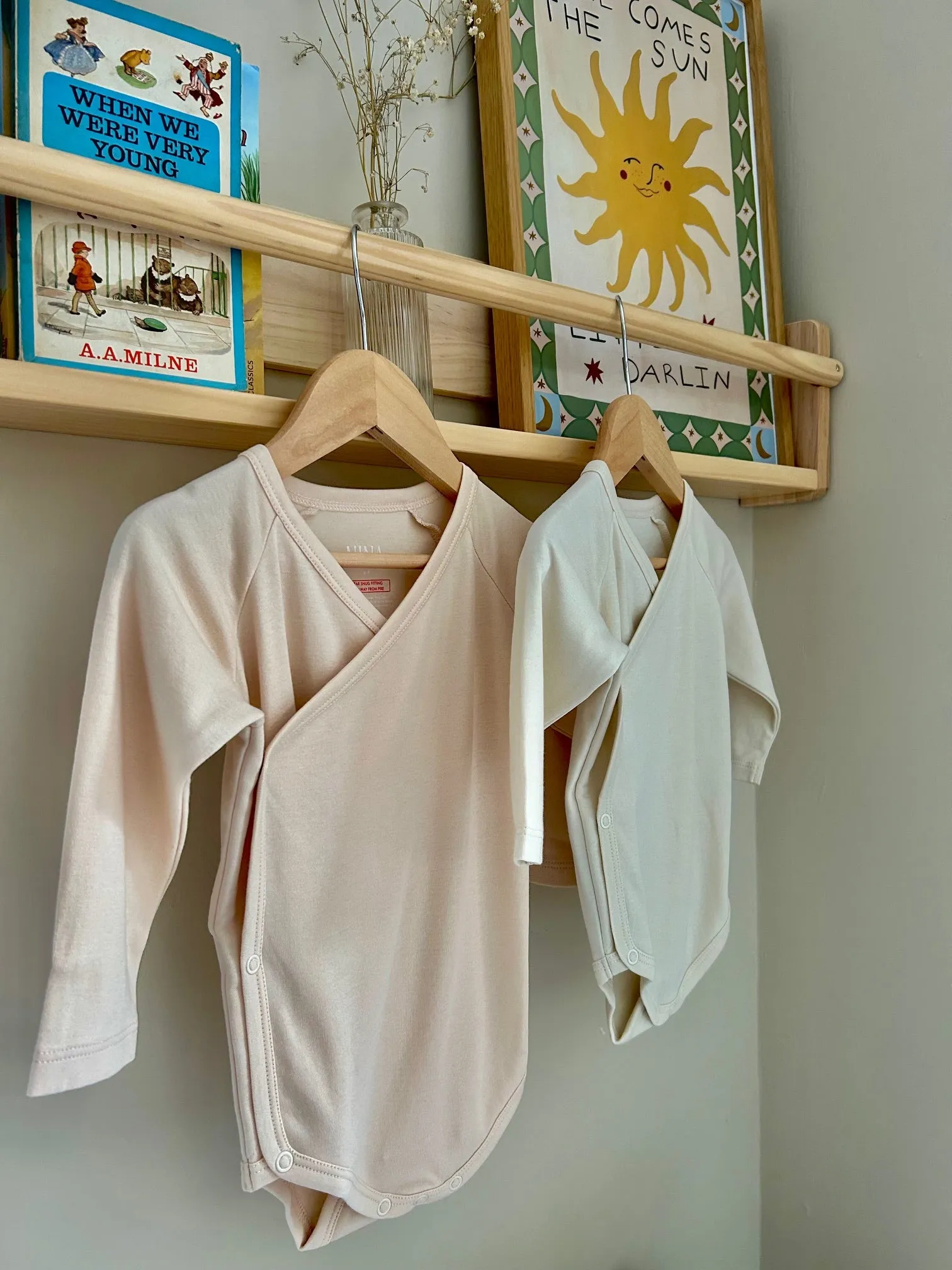Organic Pima Cotton Baby Kimono (Long Sleeved)