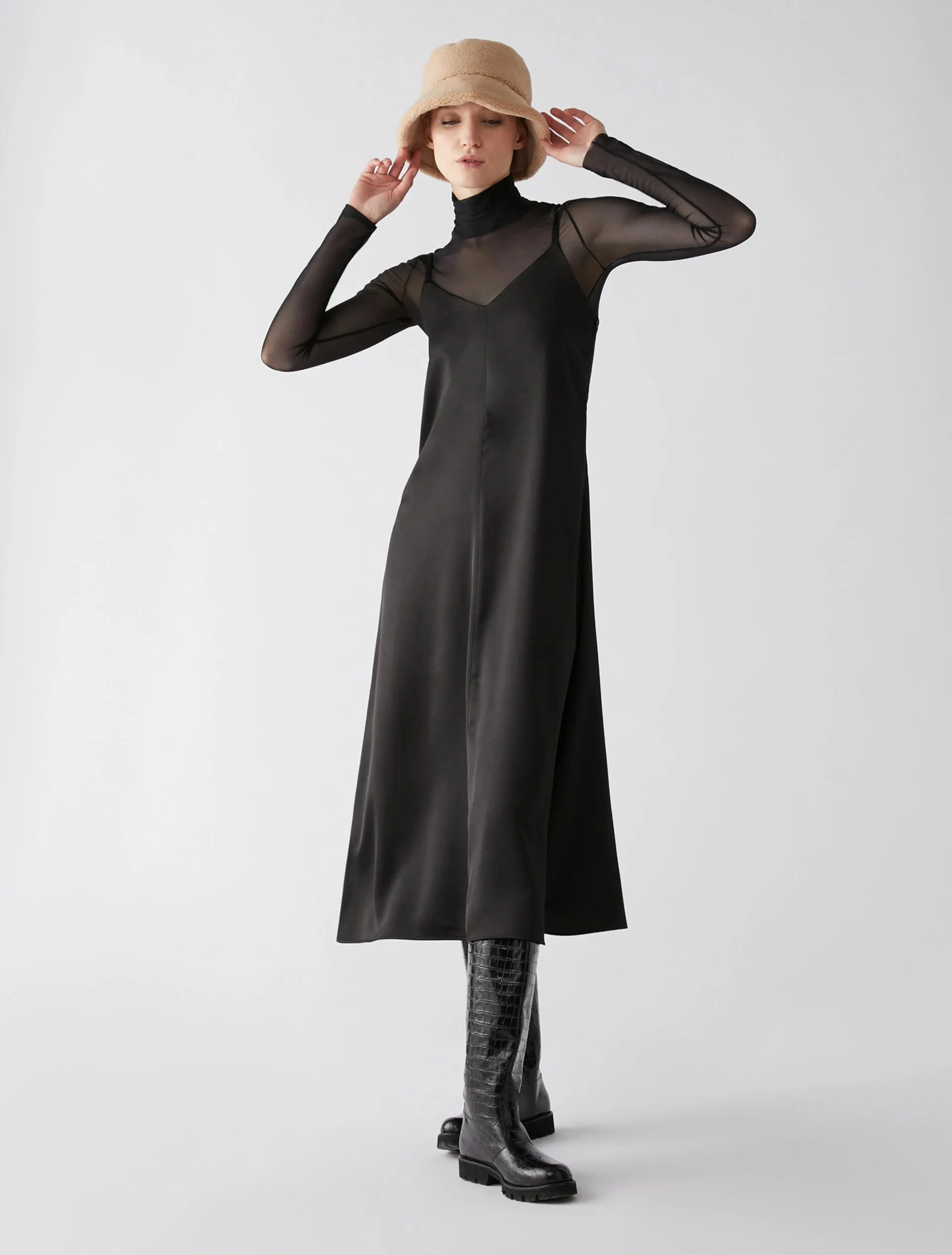 PENNYBLACK Black dress And T-shirt Set me