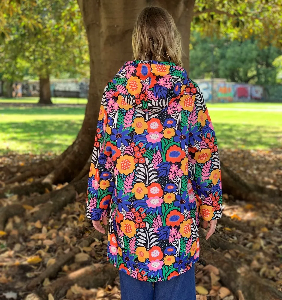Raincoat: Flower Collage